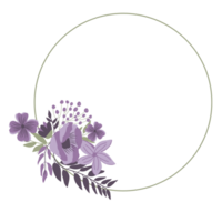 schön Blume Kranz png