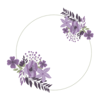 schön Blume Kranz png