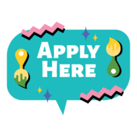 Apply here  sticker retro png