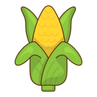 milho fruta vegetal preencher estilo png