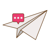 Message Notification Icon Set Fill Style png