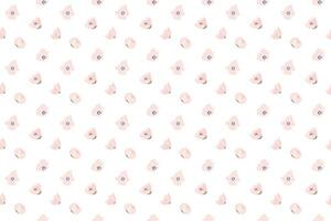 A tiny pink shade flower as seamless pattern background vector