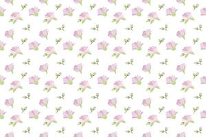 A tiny violet flower as seamless pattern vector