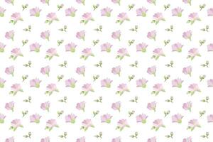 A tiny violet flower as seamless pattern vector