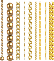 gold necklace collection png