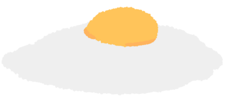 Fried beautiful tasty Egg png