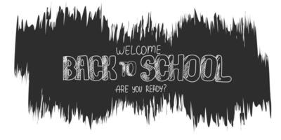 Back to School Doodle Banner. Can be used for creating banners or headers for educational websites or blogs, Creating educational materials, designing invitations or flyers vector