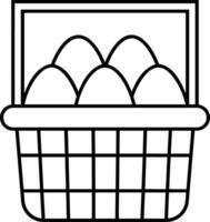 Bucket icon symbol vector image. Illustration of the bucket cleaning equipment washing outline design image. EPS 10