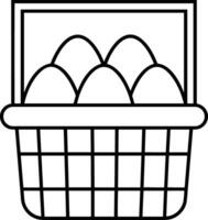 Bucket icon symbol vector image. Illustration of the bucket cleaning equipment washing outline design image. EPS 10