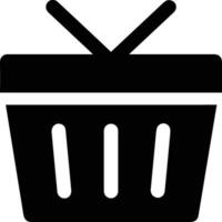 Bucket icon symbol vector image. Illustration of the bucket cleaning equipment washing outline design image. EPS 10