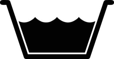 Bucket icon symbol vector image. Illustration of the bucket cleaning equipment washing outline design image. EPS 10