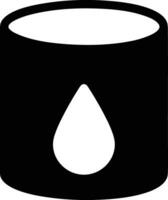 Bucket icon symbol vector image. Illustration of the bucket cleaning equipment washing outline design image. EPS 10