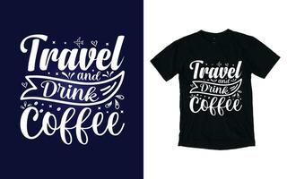 Travel  Typography T shirt Design Template vector