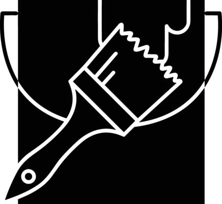 Bucket icon symbol vector image. Illustration of the bucket cleaning equipment washing outline design image. EPS 10