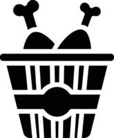 Bucket icon symbol vector image. Illustration of the bucket cleaning equipment washing outline design image. EPS 10