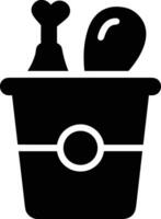 Bucket icon symbol vector image. Illustration of the bucket cleaning equipment washing outline design image. EPS 10