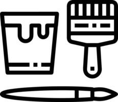 Bucket icon symbol vector image. Illustration of the bucket cleaning equipment washing outline design image. EPS 10