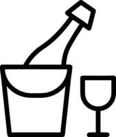 Bucket icon symbol vector image. Illustration of the bucket cleaning equipment washing outline design image. EPS 10