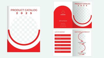 Product catalog  design vector template