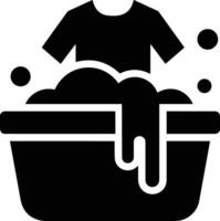 Bucket icon symbol vector image. Illustration of the bucket cleaning equipment washing outline design image. EPS 10