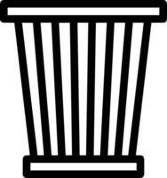 Bucket icon symbol vector image. Illustration of the bucket cleaning equipment washing outline design image. EPS 10