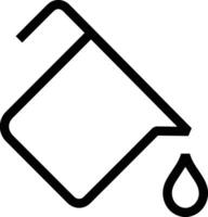 Bucket icon symbol vector image. Illustration of the bucket cleaning equipment washing outline design image. EPS 10