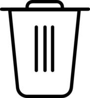 Bucket icon symbol vector image. Illustration of the bucket cleaning equipment washing outline design image. EPS 10