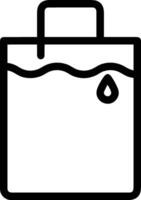 Bucket icon symbol vector image. Illustration of the bucket cleaning equipment washing outline design image. EPS 10