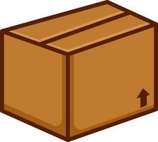 boxes with a food delivery theme vector