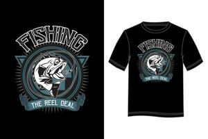 pescar el carrete acuerdo camiseta diseño. pescar camiseta diseño. vector camiseta diseño.