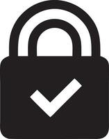 Lock security icon symbol vector image. Illustration of the key secure access system vector design. EPS 10