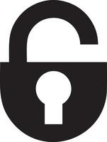 Lock security icon symbol vector image. Illustration of the key secure access system vector design. EPS 10