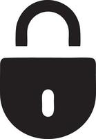 Lock security icon symbol vector image. Illustration of the key secure access system vector design. EPS 10
