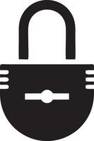 Lock security icon symbol vector image. Illustration of the key secure access system vector design. EPS 10