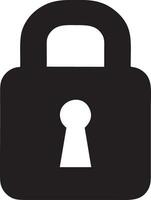 Lock security icon symbol vector image. Illustration of the key secure access system vector design. EPS 10