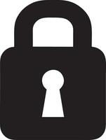 Lock security icon symbol vector image. Illustration of the key secure access system vector design. EPS 10