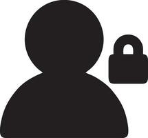 Lock security icon symbol vector image. Illustration of the key secure access system vector design. EPS 10