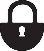 Lock security icon symbol vector image. Illustration of the key secure access system vector design. EPS 10