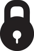 Lock security icon symbol vector image. Illustration of the key secure access system vector design. EPS 10