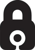 Lock security icon symbol vector image. Illustration of the key secure access system vector design. EPS 10