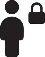 Lock security icon symbol vector image. Illustration of the key secure access system vector design. EPS 10