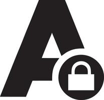 Lock security icon symbol vector image. Illustration of the key secure access system vector design. EPS 10