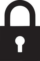 Lock security icon symbol vector image. Illustration of the key secure access system vector design. EPS 10