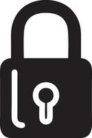 Lock security icon symbol vector image. Illustration of the key secure access system vector design. EPS 10