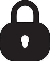 Lock security icon symbol vector image. Illustration of the key secure access system vector design. EPS 10
