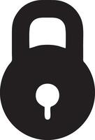 Lock security icon symbol vector image. Illustration of the key secure access system vector design. EPS 10