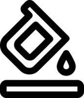 Bucket icon symbol vector image. Illustration of the bucket cleaning equipment washing outline design image. EPS 10