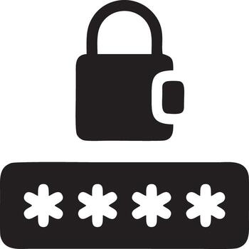 Lock security icon symbol vector image. Illustration of the key secure access system vector design. EPS 10