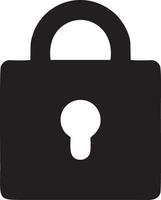 Lock security icon symbol vector image. Illustration of the key secure access system vector design. EPS 10