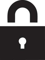 Lock security icon symbol vector image. Illustration of the key secure access system vector design. EPS 10